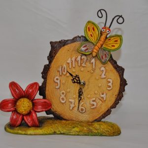 Reloj de Mariposa y Flor